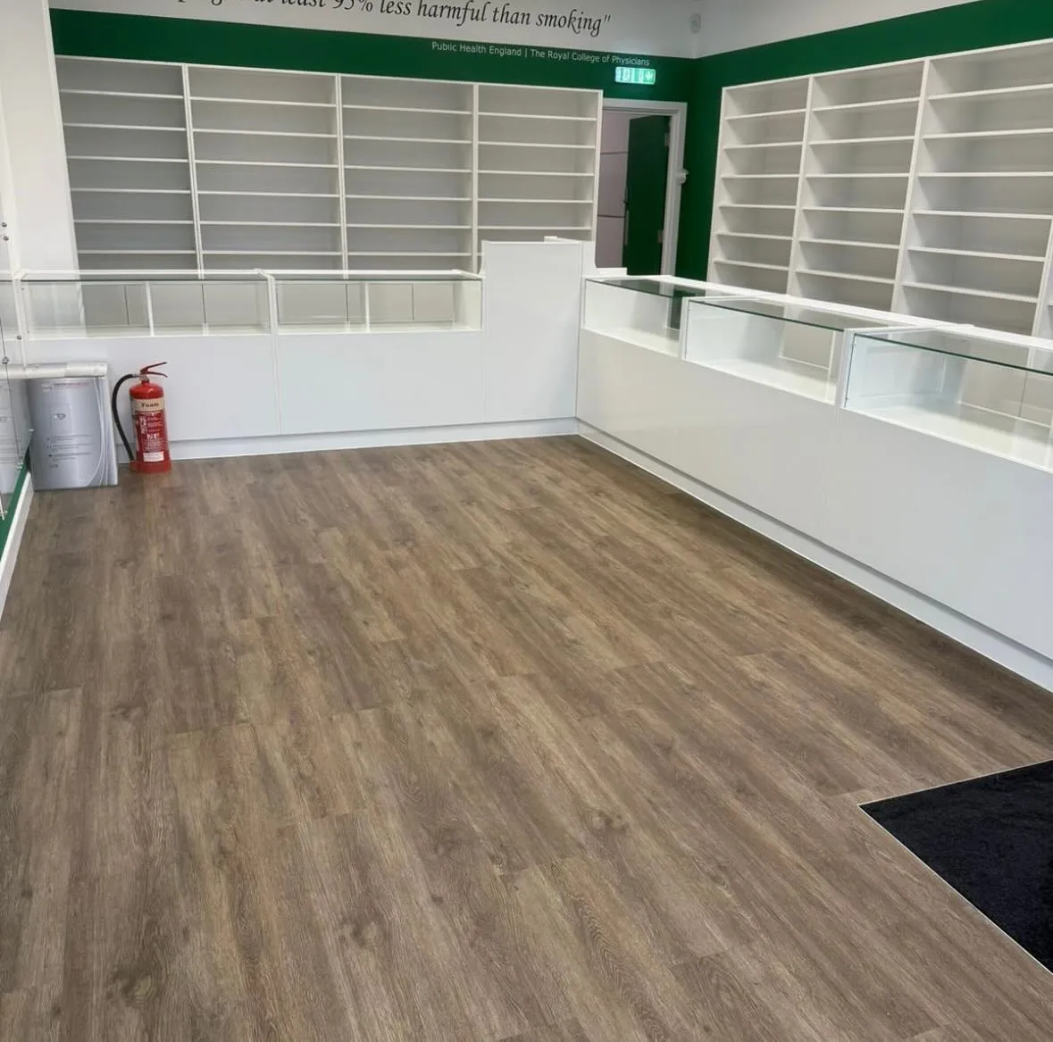 VPZ vape specialist store interior - retail fit-out by MG Fit-Out